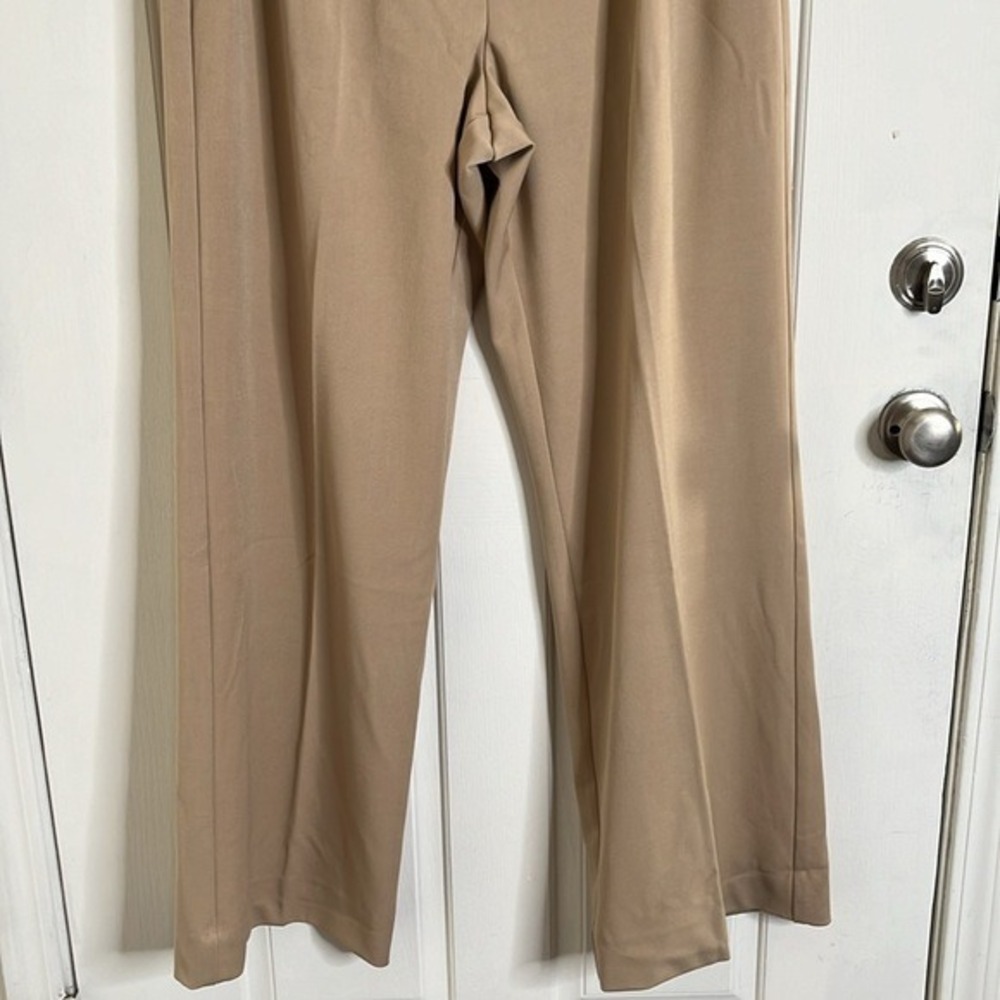 $218 Favorite Daughter The Favorite Pant Women Size 16 Beige High Rise Wide Leg - Picture 7 of 15